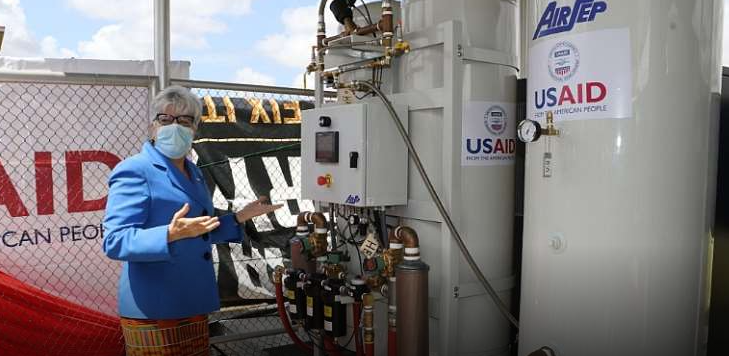 美国向加纳传染病中心捐赠沸石制氧机-国投盛世